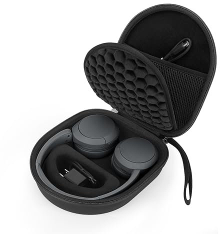 Yinke Hard Case for Sony WH-CH510/JBL Tune 510BT/500BT Headphone, Travel Protective Cover Storage Bag (Black