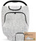 Autositzbezug für Babys - Baby Sitzbezüge für Frühling, Herbst, Winter - Universelle Stretch Fit Babyschale für Babys, Jungen, Mädchen, Stillbezug, Weiches & Atmungsaktiv Babysitzbezug (Herringbone)