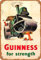 Besim Guinness For Strength klassische Vintage-Metall-Blechschilder für Café, Pub, Küche, Straße, Zuhause, Retro-Wanddekoration