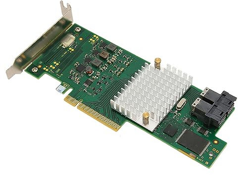Bewinner Scheda Controller SAS, Scheda Controller Raid SAS PCI Express Interna da 12 GBPS, D3307 A12, Scheda di Espansione PCIE 3.0 Plug And Play per la Trasmissione dei Dati