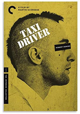 Filmposter Taxi Driver, Vintage-Stil, 6 Stück, Kunstwerke auf Leinwand, Wandkunstdrucke, moderne Dekoration, 20 x 30 cm
