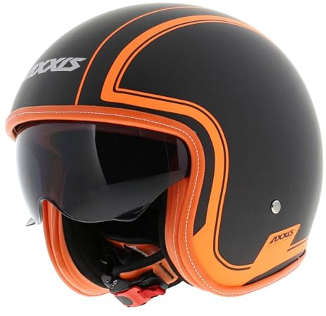 Axxis Hornet SV Helmet Royal A4 matt Black fluor orange