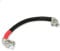 LOADCHAMP Batteriekabel 50mm2 Schwarz 25 cm lang 100% Kupfer Kabel 2 x Polklemmen Verbindungskabel für mehrere Batterien