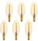 6 Pack Vintage E14 Candle Light Bulbs 4̣0̣Ẉ, Dimmable E14 Small Screw Bulbs, Vintage Edison Screw Bulb, Warm White 2700K