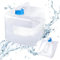 Riisoyu Réservoir d'eau Pliable, 10L Bidon d'eau Pliant avec Robinet sans BPA Portable Stockage d'eau de Camping pour Barbecue Camping Randonnée Escalade Pique-Nique ou urgences