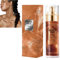 Gold Bronze Body Glow Liquid, Non-Sticky Face and Body Glow Shimmer, 80ml