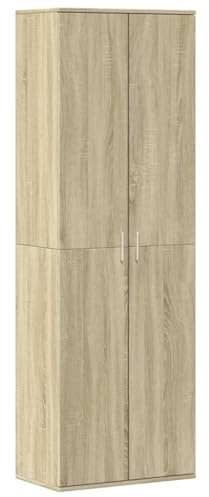 vidaXL Highboard Sonoma-Eiche 60x35x180 cm Holzwerkstoff