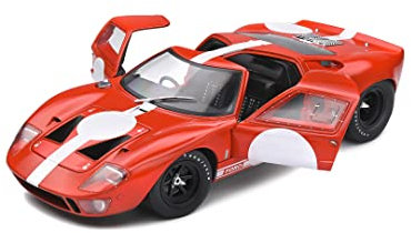 Ford GT40 Racing Rot Weiss MKI 1/18 Solido Modell Auto