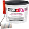 LEVEL+ 07 Quartz Primer 11 kg Plaster Primer Adhesive Bridge Primer for Concrete Plaster Primer White + Paint Roller 10 cm with Bracket Set
