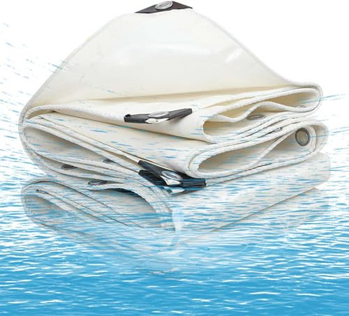 Telone impermeabile 4 x 4 m con occhielli per copertura pergola impermeabile telo esterno per piscina barca tenda cantiere