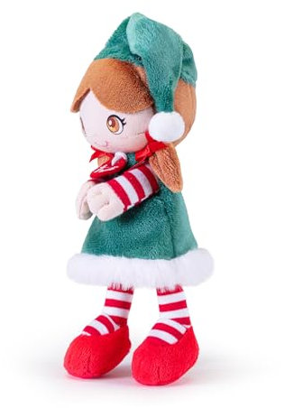 Trudi Elfa Lela Weihnachtsfiguren Plüsch Elfen | 10x18x5cm Größe XXS | Xmas | Modell 29360