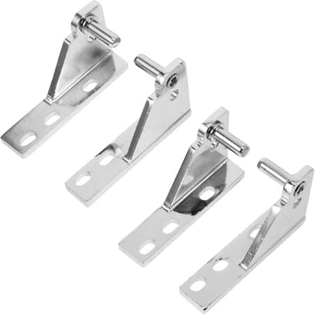JECOMPRIS 1 Set cerniera del frigorifero cerniere per porte parti della porta del frigorifero pezzi di ricambio per porte cerniere del frigorifero cerniera della porta del frigorifero Silver