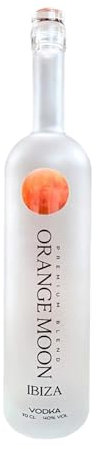 Orange Moon Vodka 40% ABV | Premium Distilled Spirit | Smooth & Sustainable | Crafted in Ibiza | Energised Through Gold Filters | 70cl