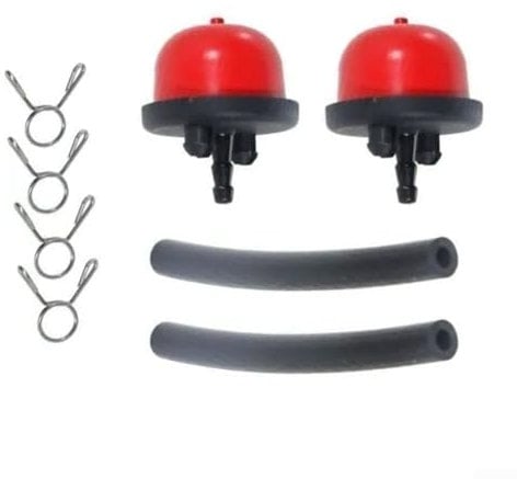 Sileduove 2PACK Primer Bulb Pipe & Clips Primer Bulb Replacement Fitment for MOUNTFIELD Equipment like For RS100,HP414,SP414,HP42R,HP45 and More