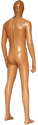 Generisch Männer Sexy Spiegel Lackleder Alles Inklusive Catsuit Reißverschluss Eng Overall DS Bühne Zeigen Kleidung