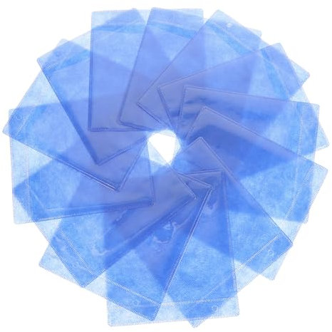 GAROZATION 200pcs Cd Keeper Sleeve Cd Storage Sleeve for Music Game Computer Discs Dvd Holder Case Organizer Random Color