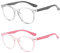 MUNSKT Gafas Luz Azul Niños,2 PCS Gafas Filtro Luz Azul,Blue Light Glasses,Anti Dolor De Cabeza Ojos Gafas De Tensión