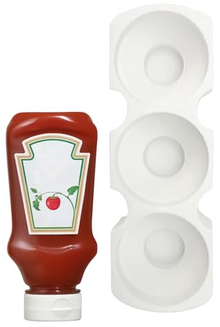 Zahnpastahalter – Organizer für Flaschen, Kühlschrank, rutschfest, platzsparend, für Küche und Kühlschrank