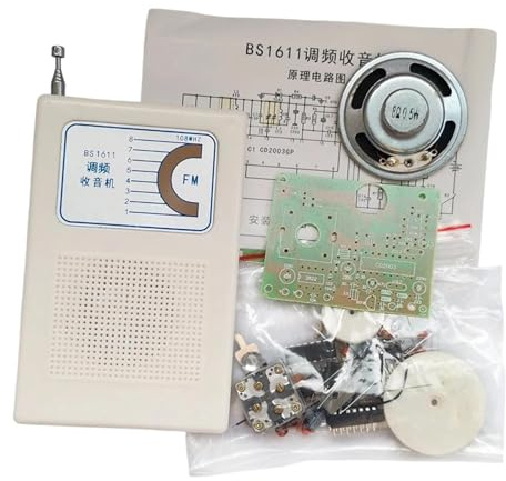 KiBcsLic FM Radio DIY Kit Practice for Soldering Teaching,Educational,Practical,Learning Radio Assemble Set for Electronics Lovers