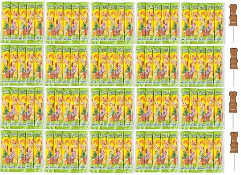 100 Chocololly Ostern Lollys mit Vollmilchschokolade 100 x15g I 1500g Schokolade mit Osterhasen Design I Junge und Mädchen I Osterschokolade I Großpackung (100x 15g Osterlollies)