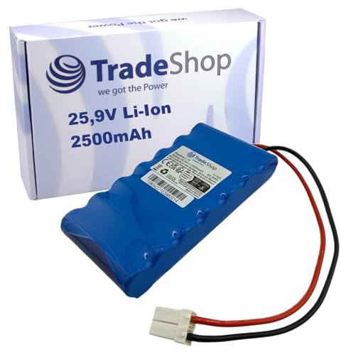 Trade-Shop Li-Ion Akku 25,9V / 2500mAh kompatibel mit Ambrogio L20 Twenty Elite, kompatibel mit Wiper i70 i100S i130s Rasenmäher Mähroboter