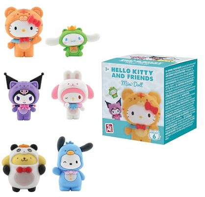 Sanrio Forest Friends Series Mini Figures Hello Kitty and Friends 5 cm Blind Box Display (12)