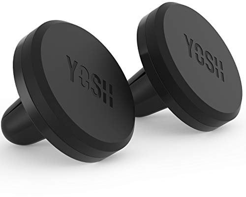 YOSH Magnetic Phone Car Mount, 2023 Upgraded Car Phone Holder Magnetic Air Vent in Car, Mobile Phone Cradle Magnet for iPhone 14 13 12 11 Pro Max X Samsung S23 S22 Huawei P50 P40 etc. 2-Pack