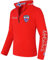 Nebulus Herren Pullover SKANDINAVIA, Warmer Fleecepullover, Pulli aus Fleece mit Half Zip Reißverschluss, rot - XXL