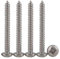 Drenky 100 Stück Holzschrauben 4x30 mm Panhead Schrauben Aus Edelstahl Rostfrei A2 Kreuzschlitz Vollgewinde m4 Schrauben Spanplattenschrauben mit Pankopf Selbstschneidende Schrauben Universalschrauben