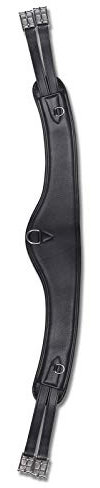 WALDHAUSEN Ledersattelgurt Contour, 135 cm, schwarz