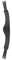WALDHAUSEN Ledersattelgurt Contour, 135 cm, schwarz