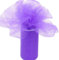 Bobina Tulle 100 mt per Decorazioni, feste di Matrimonio, Ideale per confetti, bomboniere, vestiti, sedia, regali ecc. (Lilla, 25)