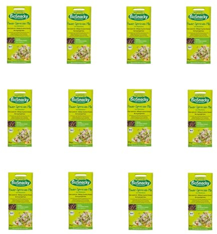 Rapunzel - Power Sprossen-Mix bioSnacky - 30 g - 12er Pack