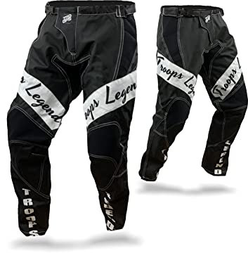 TLA Troops Legend Pantaloni Moto Cross Enduro | Abbigliamento Motocross Uomo in Vintage Style | Tuta Moto Epoca