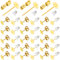 Teaaha 600 Stück Ohrstecker Rohlinge, Edelstahl Ohrringe, Ohrstecker Verschluss Stecker Flach Pad Ohrring, Ohrstecker Selber Machen, Rohlinge Ohrring Rücken Für Ohrring Herstellung (gold)