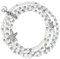 Lizas Perlenarmband vierreihig mit Muschel und Seestern (weiß/silber)