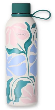 Mr. Wonderful - Botella térmica 500 ml - Flower print - Botella térmica realizada en acero inoxidable 304 de doble capa
