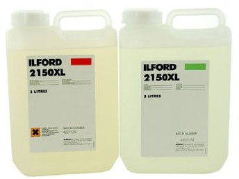 Ilford 2150 xl Kit 3 Liter aufschlussreich Papier Pulver + 3 Liter für Fixativ Foto