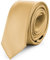 Ladeheid Herren Schmale Krawatte SP-5 (150cm x 5cm, Hellgold2)