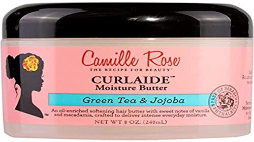 CAMILLLE ROSE Camille Rose CURLAIDE Butter 8oz 240ml, Schwarz, 236.59 ml (Paquete de 1), 236
