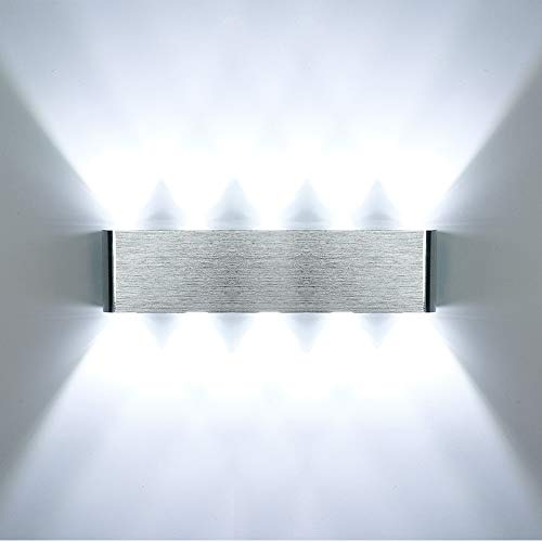 HAWEE 10W Modern Wndleuchte LED Innen Wandlampe Up Down LED Wandbeleuchtung | Innen, Aluminium, für Schlafzimmer Flur Wohnzimmer Treppe KTV Korridor