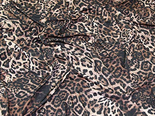 Lady McElroy Slinky Jersey-Stoff, Hellbraun, Meterware