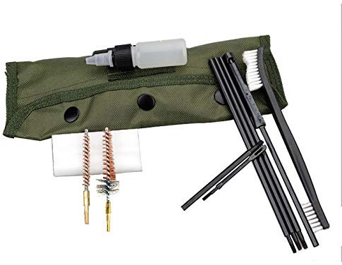 Set per la pulizia della pistola Strumento di pulizia per la cura dell'arma della pistola del fucile da 22 cal 5,56 mm