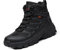 IYVW AS33 707 Tactical Boot mit YKK-Zipper Schlüsselanhänger Wanderstiefel Wanderhalbschuhe Schwarz 39EU