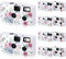 Zhengmy 10 Pack Disposable Camera Bulk for Wedding, 34mm Single Use Camera Bulk with Flash One Time for Gathering Wedding Travel(Pink Rose,Colorful Film)