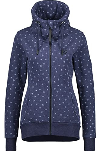 ALIFE and Kickin VivianAK B Sweatjacket – Damen Sweatjacke – Kapuzenjacke mit Reißverschluss – Kurze Zipper Jacke für Herbst & Winter