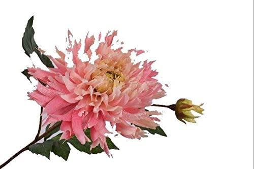 Silk-ka Kunstblume-Seidenblume Chrysantheme Stengel Rosa 78 cm