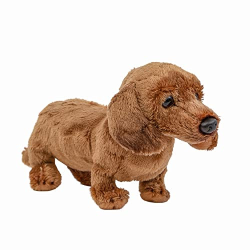 Teddys Rothenburg Kuscheltier Dackel Hellbraun 19 cm Plüschdackel Plüschtier