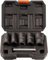 THINKWORK Twist Socket Set, 6 Pieces Stripped Lug Nut Removal Extractor Tool for Removing Damaged, Frozen, Rusted, Rounded-Off Bolts, Nuts & Screws, TH-6070