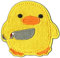 Lucktao Peace was never an option-Ente mit einem Messer - Huhn mit einem Messer-Lustige taktische Militär-Moral bestickt Patch Hakenverschluss Rückseite Klett Patches,für T-Shirt Jeans Hut Taschen